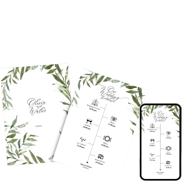 Custom Wedding Invite Design in Auckland NZ - Kisscut